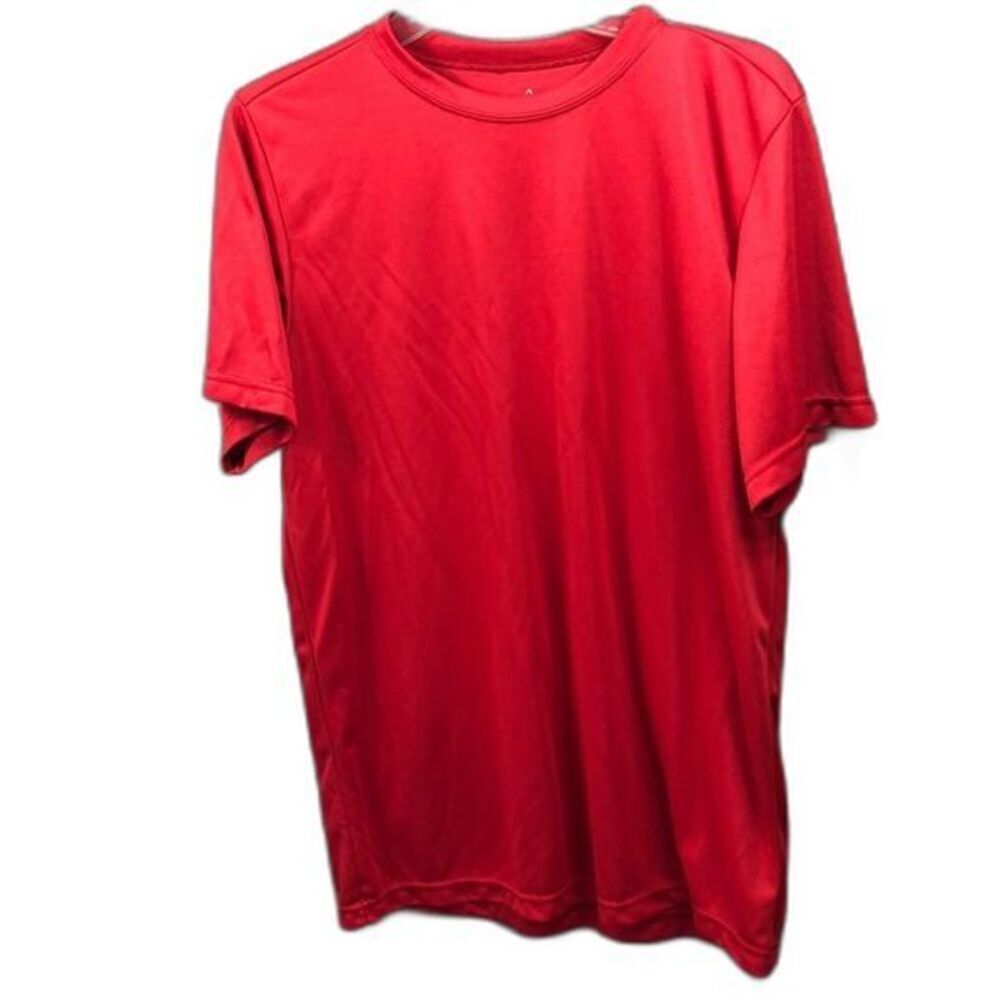 Red T Shirt Basic Short‎ Sleeve Crew Neck Casual Everyday